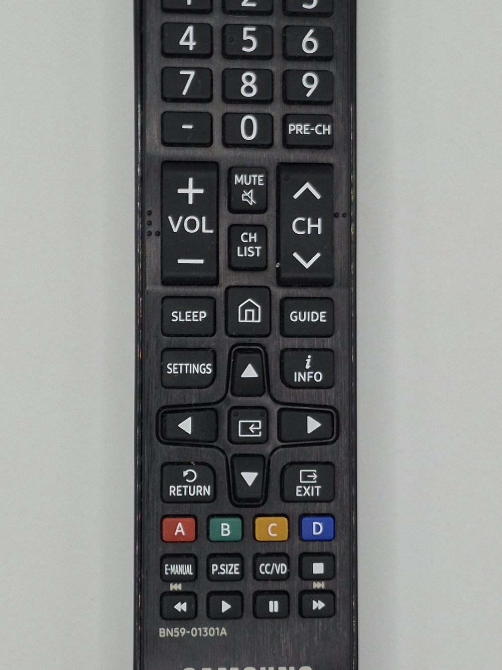 2018 Samsung Smart LED TV Remote Control, Model BN59-01301A